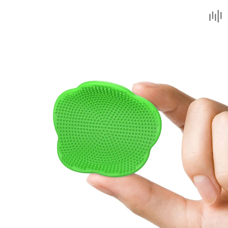 Brosse de bain en Silicone pour bébé, pour le nettoyage des croutes de lait